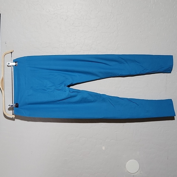 Lularoe LLR OS Solid Turquoise Buttery Soft Legging One Size - Picture 3 of 6